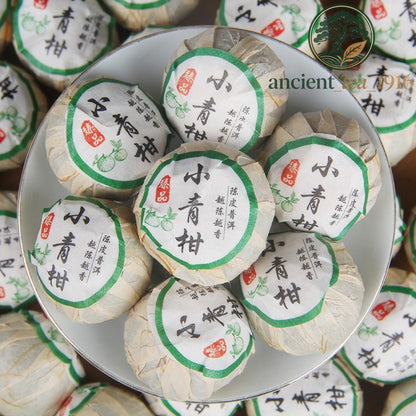 500g Small Green Mandarin Orange Pu'er Tea Royal Court Chenpi Pu-erh