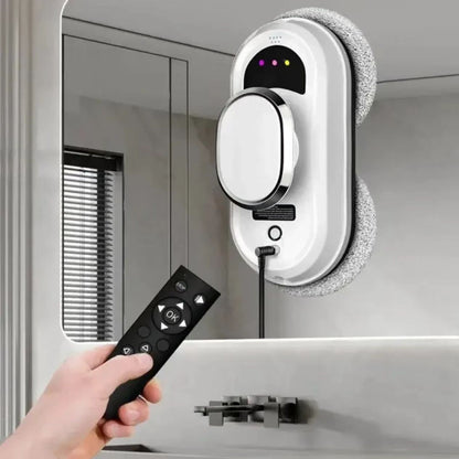 Window Cleaning Robot, Smart Window Cleaner with Automatic Water Spray Remotes