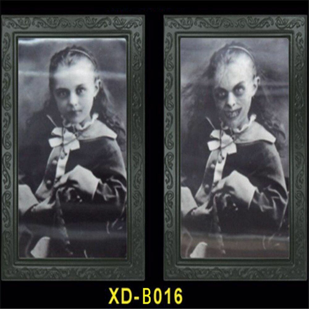 Halloween 3D Ghost Photos Frame Decoration Spooky Party Delivers Crafts Horror