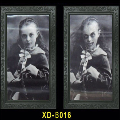 Halloween 3D Ghost Photos Frame Decoration Spooky Party Delivers Crafts Horror