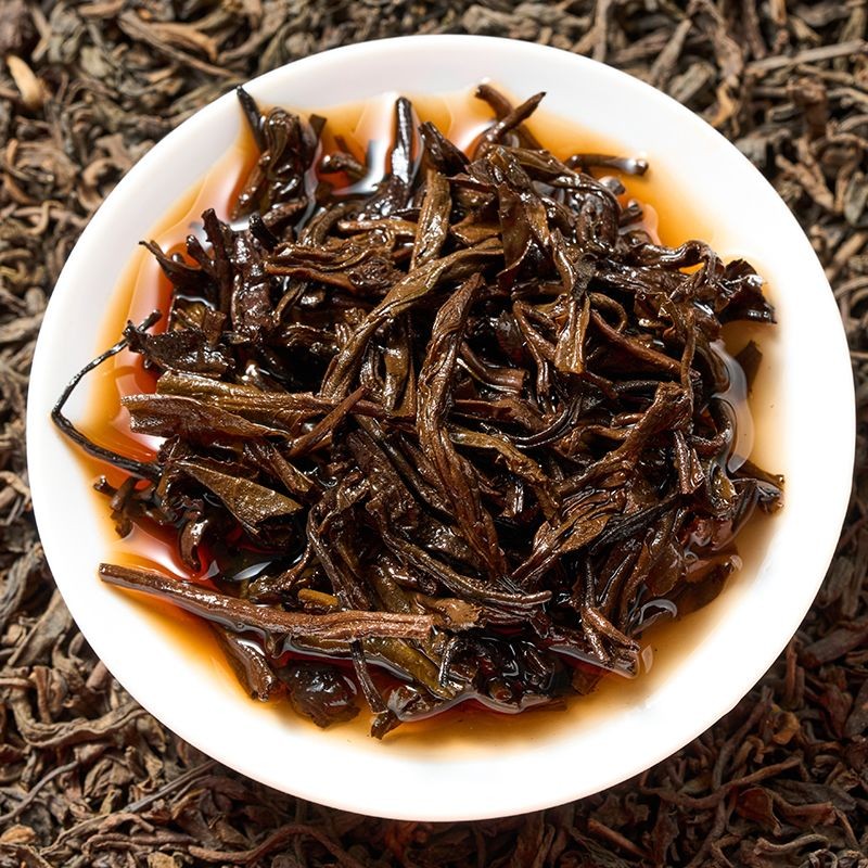 500g Yunnan Menghai Ripe Pu'er Tea Authentic Ancient Tree Royal Court Bulk Tea