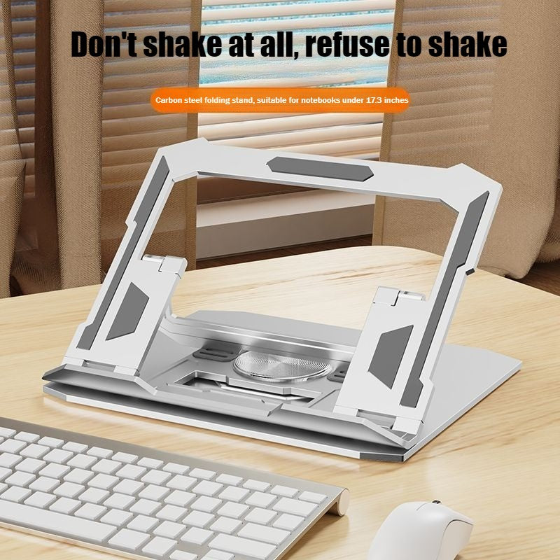 Alloy 360° Rotary Folding Notebook Tablet Hollow Heat Dissipation Support Frame