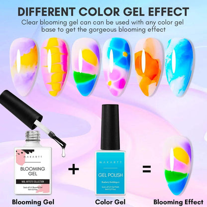 Clear Blooming Gel by Makartt – 15ml Nail Art Effect