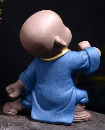 11cm Tea Pet Creative Ornaments Monk Tea Play Kung Fu Tea Set Tea Table