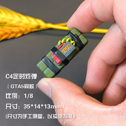 1/8/12 Time Bomb Explosives Model Action Figure Scene Model Accessory