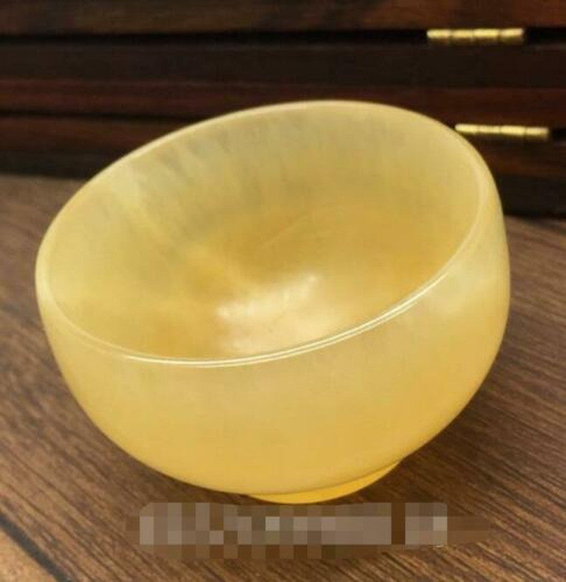 Antique Collection Jade Cup Chinese Kung Fu Tea Cup Home Office Decorate Craf