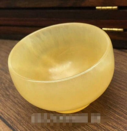 Antique Collection Jade Cup Chinese Kung Fu Tea Cup Home Office Decorate Craf