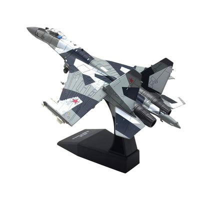 1/100 Alloy Russian SU35 Fighter Model Airplane Model Airplane with Stand