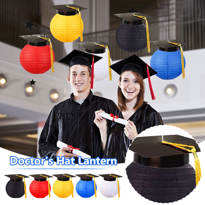 Graduation Party Ceremony Lantern Doctoral Hat Lantern Photography Prop Decor