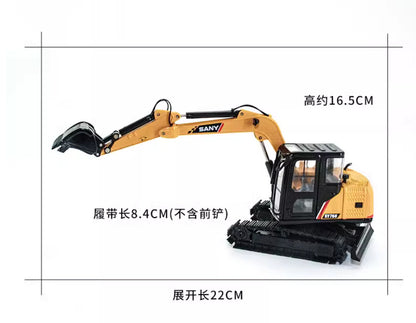 1:35 SANY SY75C-9 Excavator Construction Machine Equipment Diecast Model
