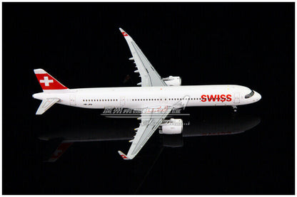 1:400 JC Wings SWISS AIRBUS A321neo Passenger Airplane Diecast Aircraft Model