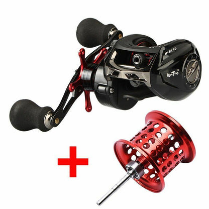 Baitcasting Fishing Reel Equipped Strands Line Braking Power Quality Ultra Light