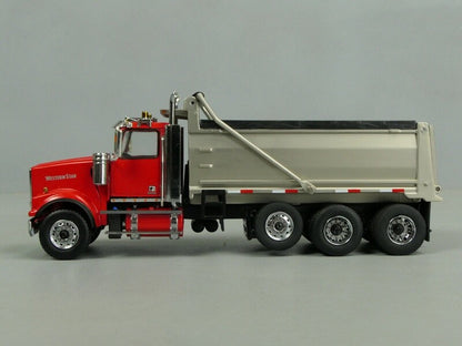 1:50 DM Western Star Dump Truck Construction Machines Equipment Diecast Model