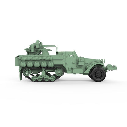 SSMODEL SS220552 1/220 Military Model Kit US M16 Multiple Gun Motor Carriage