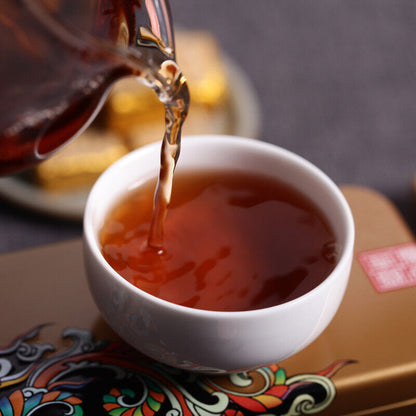 Yunnan 'Jia' Word Mini Tea Ripe Pu'er Brick Made By 2003 Old Puer Shu Puerh Tea