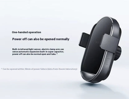 Genuine Xiaomi 50W Car Wireless Fast Charger Air Vent Mount Phone Holder, All Qi