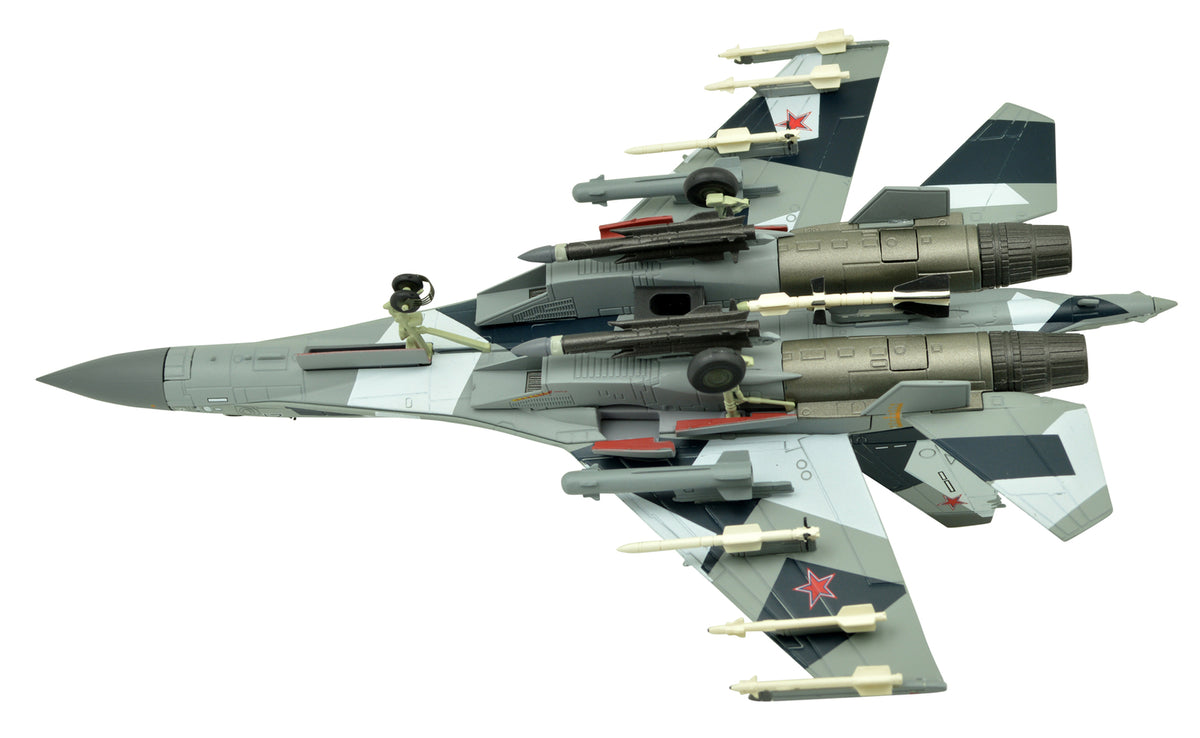 1:100 Sukhoi SU-35 Fighter Attack Metal Military Airplane Model,RFAF,Camouflage