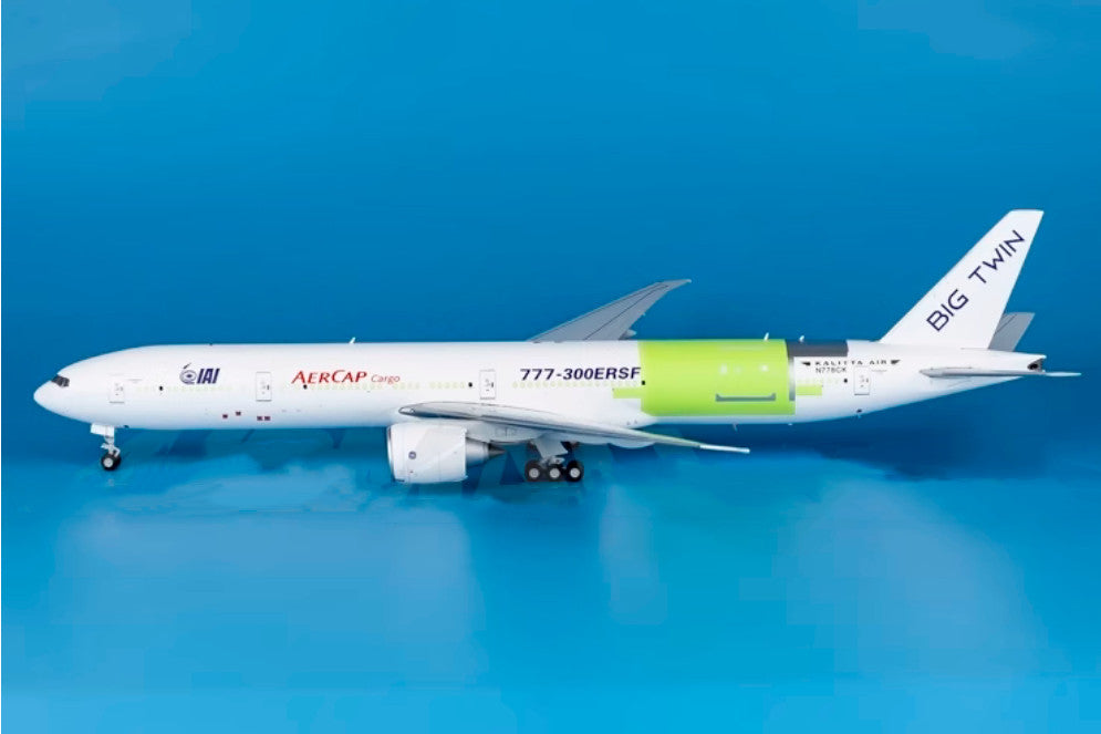 1:200 37CM JC Wings Kalitta Air BOEING 777-300ER Airplane Diecast Aircraft Model
