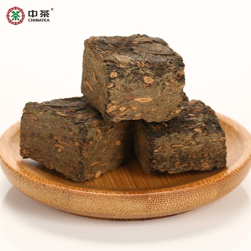 Anhua Black Tea Aging Small Flower Brick Bagged Original Tea Slices 150g