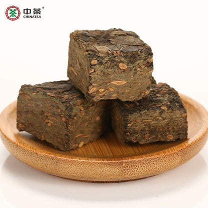 Anhua Black Tea Aging Small Flower Brick Bagged Original Tea Slices 150g