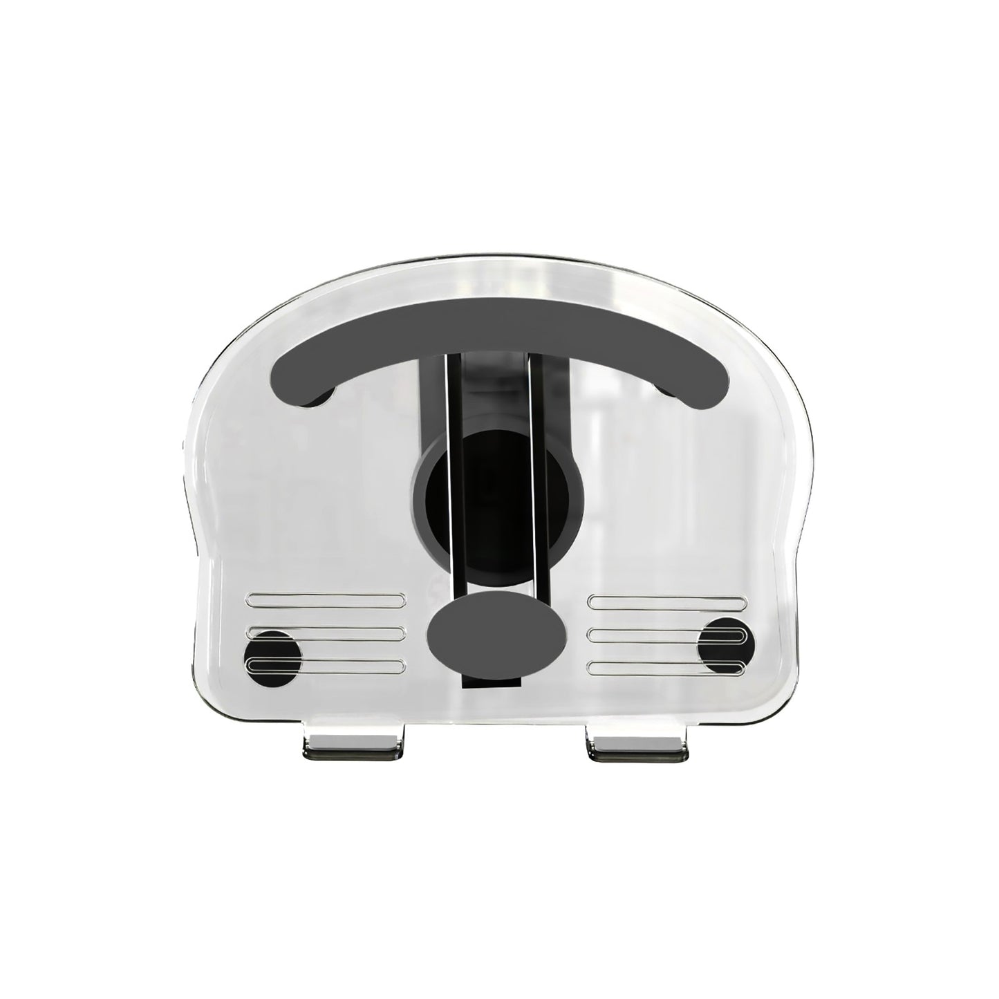 Acrylic Tablet Stand Desktop Foldable Holder 360° Rotation Base Clear Bracket mq