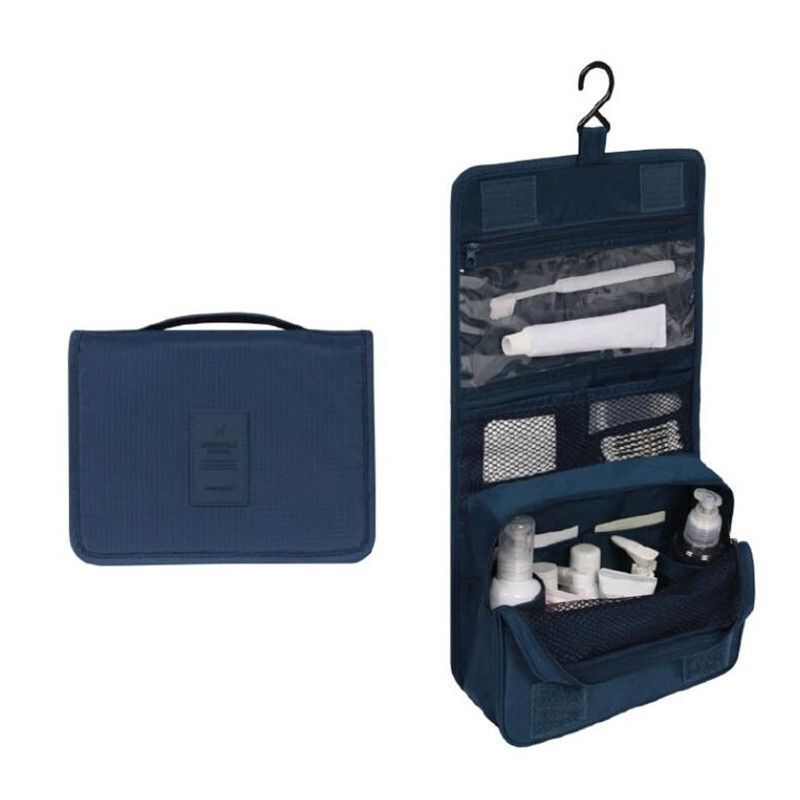 Traveling Cosmetic Bag Nylon Waterproof Makeup Purse Storage Pouch 24*9*18.5 CM