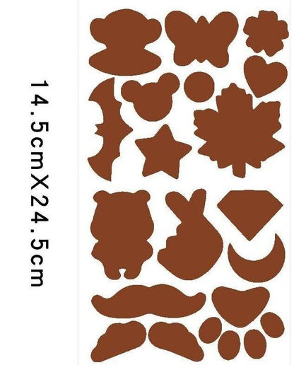 Self Adhesive Patches Various Pattern Repair Washable Stick On Clothing Sticker