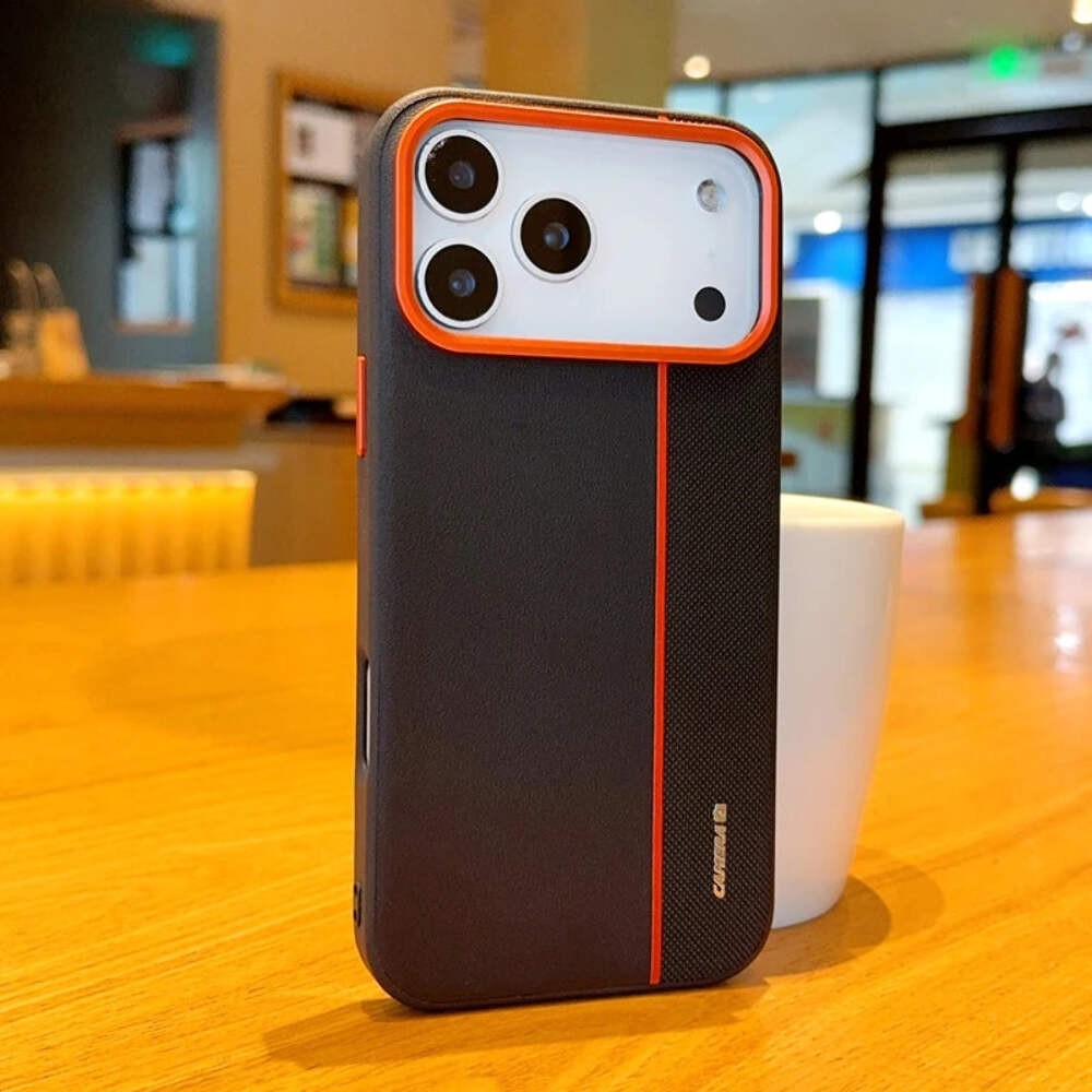 iPhone 17 Pro Max Case – Luxury PU Leather Cover