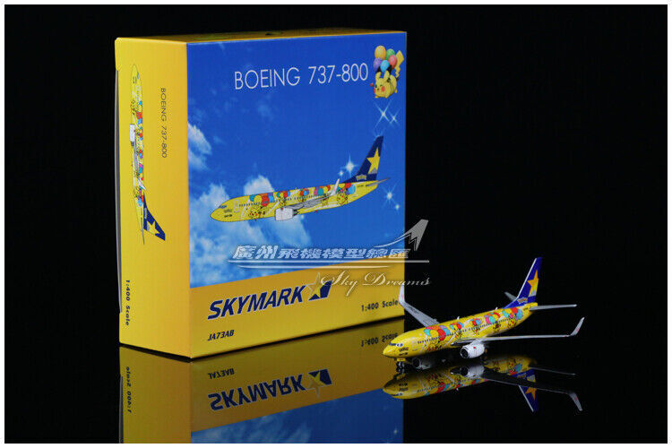 1:400 Phoenix Skymark Airlines BOEING 737-800 Passenger Airplane Diecast Model