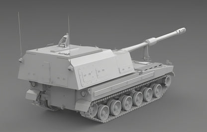 3D Printing 1/72 South Korean K9A2 artillery tank Unpainted