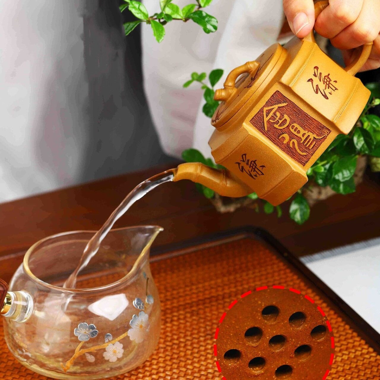 authentic yixing zisha duan clay tea pot full handmade traditional craft marked