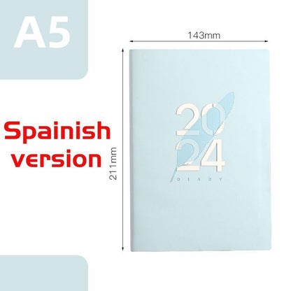 2024 Planner Notebooks A5 Agenda Journals Kawaii Notepad Diary Weekly To Do List