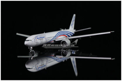 1:400 JC Wings BOEING 777-300ER Passenger Airplane Flap Down Diecast Plane Model