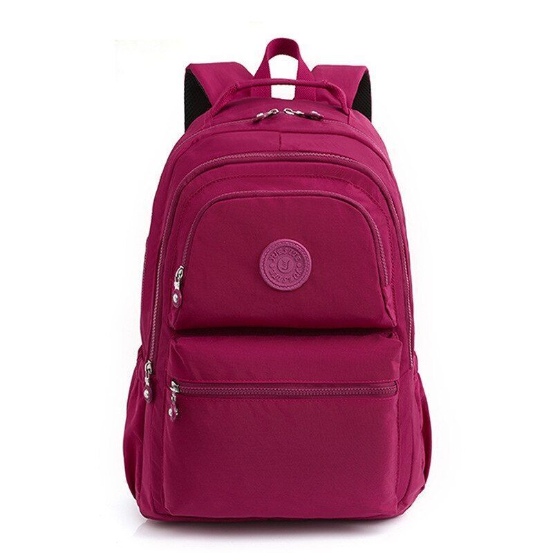Backpack Large School Bags Anti-theft Nylon Waterproof Travel Rucksack Polyester