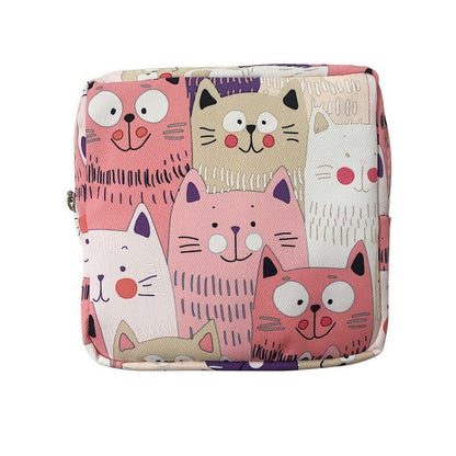 Small Cosmetic Bag Set Zipper Makeup Lipstick Bags Travel Coin Organizer Pouch
