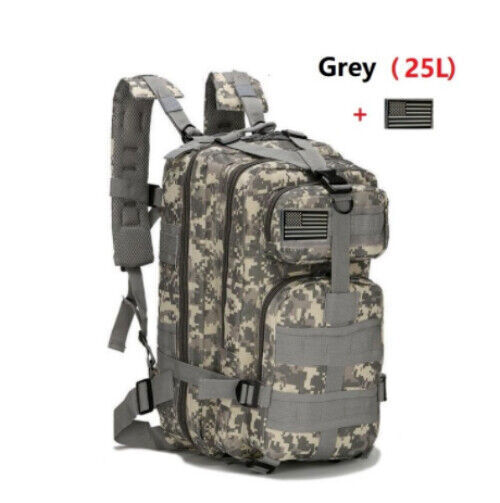 Tactical Backpack 4 in 1 Military Army Backpack Sport Bag Hiking Camping Travel