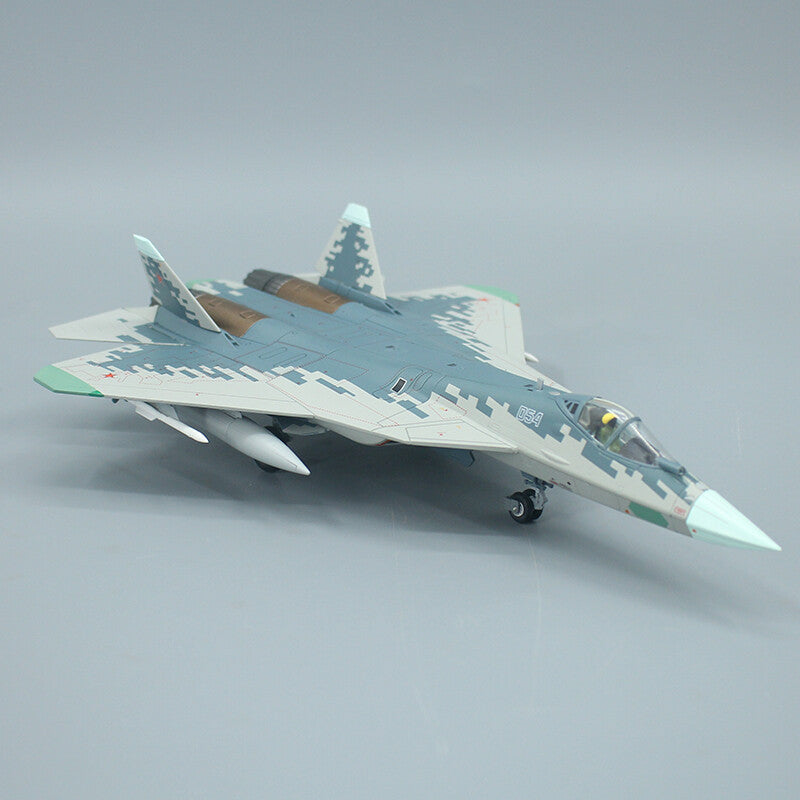 1:72 28CM Terebo SU-57 Stealth Fighter Airplane Diecast Military Aircraft Model
