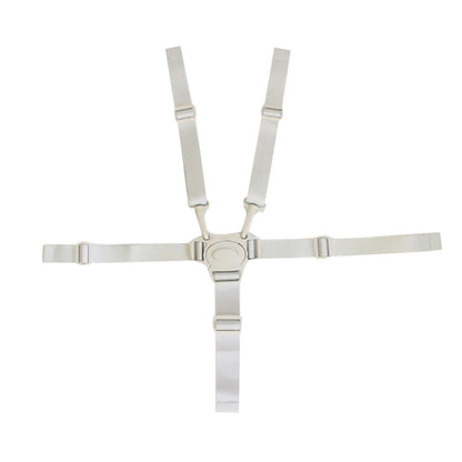 Baby Seat Belt 5 Point Harness Safe Belt For Stroller High Chair White