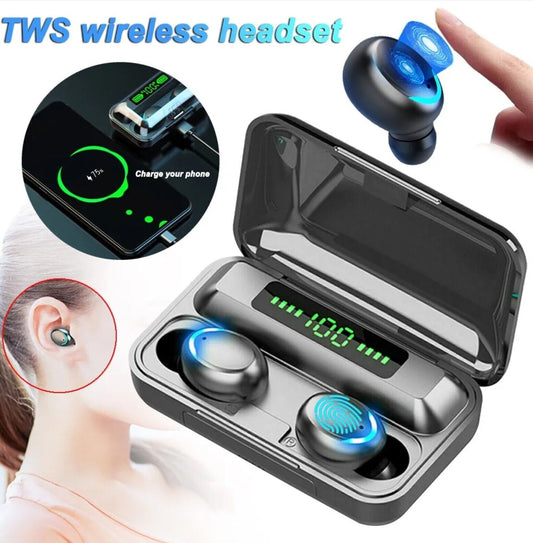 Earbud Bluetooth 5.0 Headset TWS Wireless Earphones Mini Stereo Noise Reduction