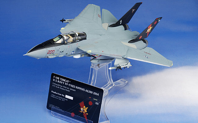 CW F-14B Tomcat U.S Navy VF-11 Red Rippers AG200 2004 1/72 diecast plane model
