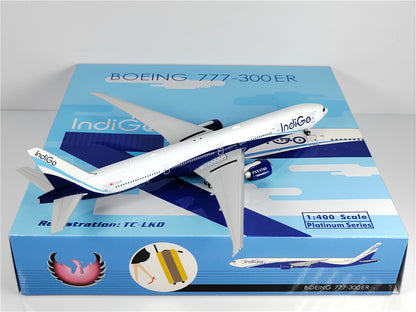 1:400 Phoenix IndiGO BOEING B777-300ER Airplane Diecast Aircraft Plane Model
