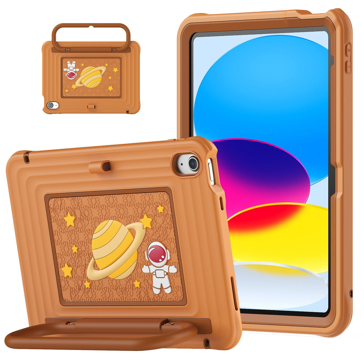 iPad11A16 Tablet Case Air6 Children's Silicone Anti-drop Bracket Shell A11plus