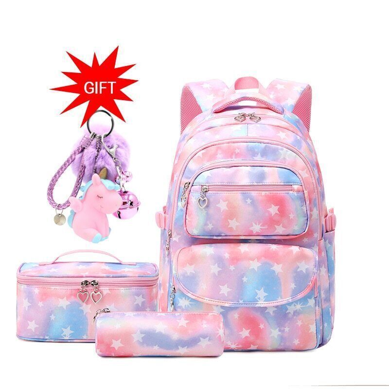 Backpack Kids Girls School Backpack Girls Bookbags Set Children's Schoolbag