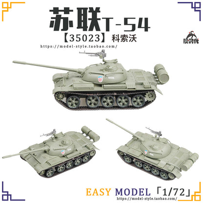 1/72 Soviet T54 main battle tank model collection Kosovo war