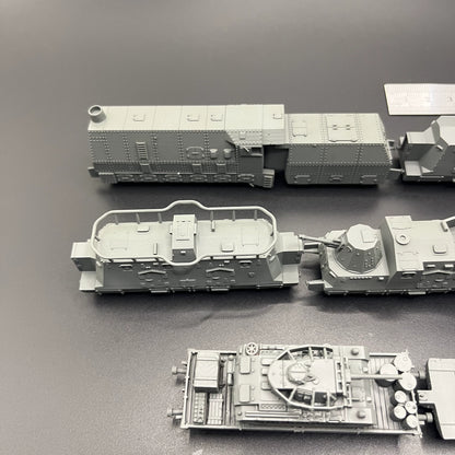 1/144 Bp42-44 World War Ii Armored Train Model Armored Tank Train Tank Model