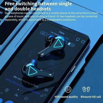 Mini Wireless Bluetooth 5.0 Headset Earphone Touch Earbuds Stereo Headphone TWS