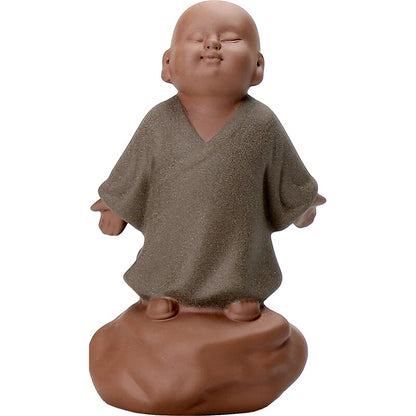Ceramic Small Monk Tea Pet Tea Table Decoration Tea Set Tea Table Decoration