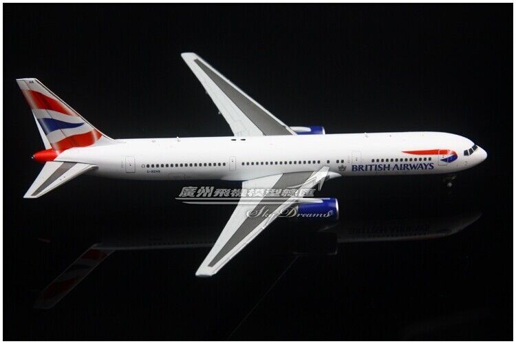 1:400 JC WINGS BRITISH AIRWAYS BOEING 767-300ER Passenger Airplane Diecast Model