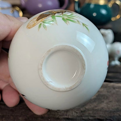 160ML！！！Ancient Chinese Colored Insect Master Tea Cup