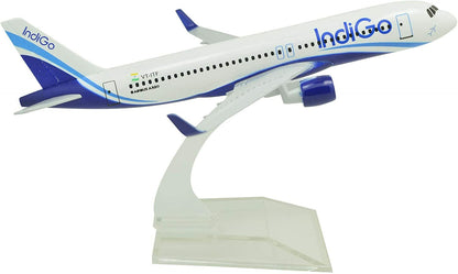 1:400 16cm Airbus A320 Indigo Airlines Metal Airplane Model Plane Toy Plane